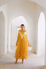 Gulbahar marigold bling kaftan